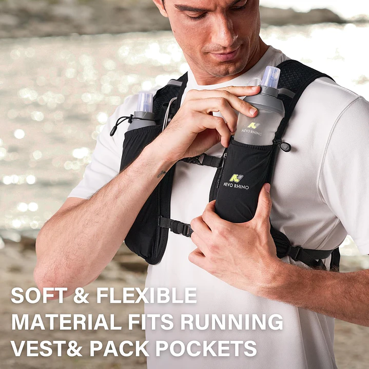 Garrafa de Água NNEVO Rhino – Garrafa Flexível Dobrável 500ml 5