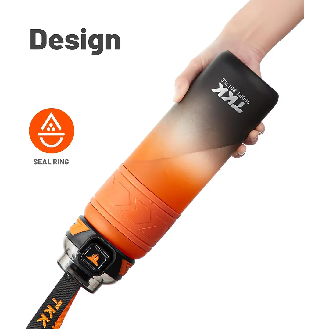 Garrafa de Água Tritan - Portátil com Canudo 1000ml 2