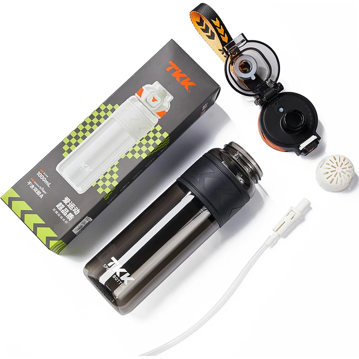 Garrafa de Água Tritan - Portátil com Canudo 1000ml 7