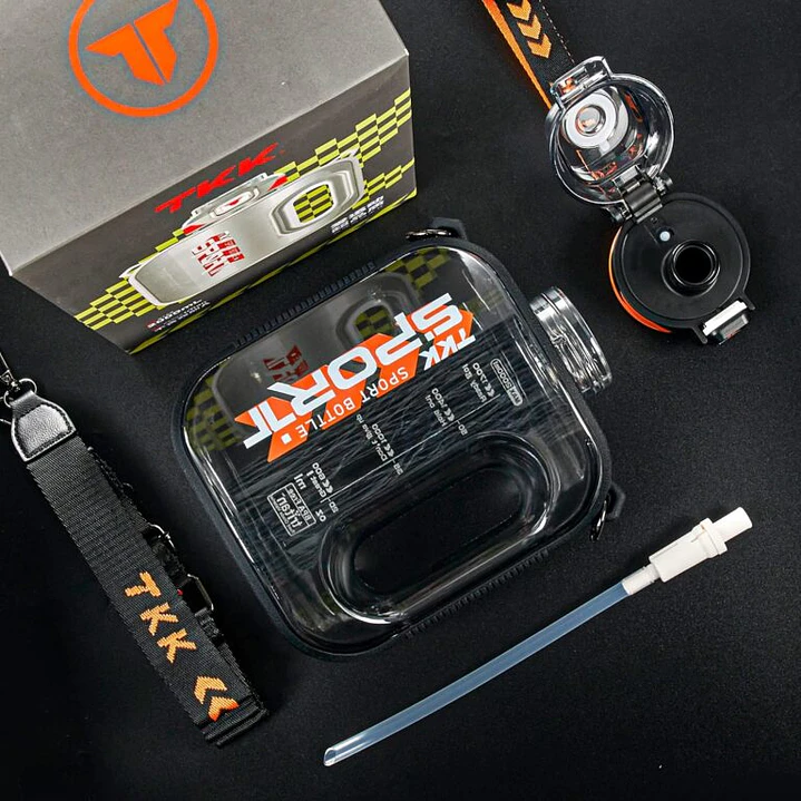 Garrafa de Água de 1,6 litro com palha TKK 1022 5