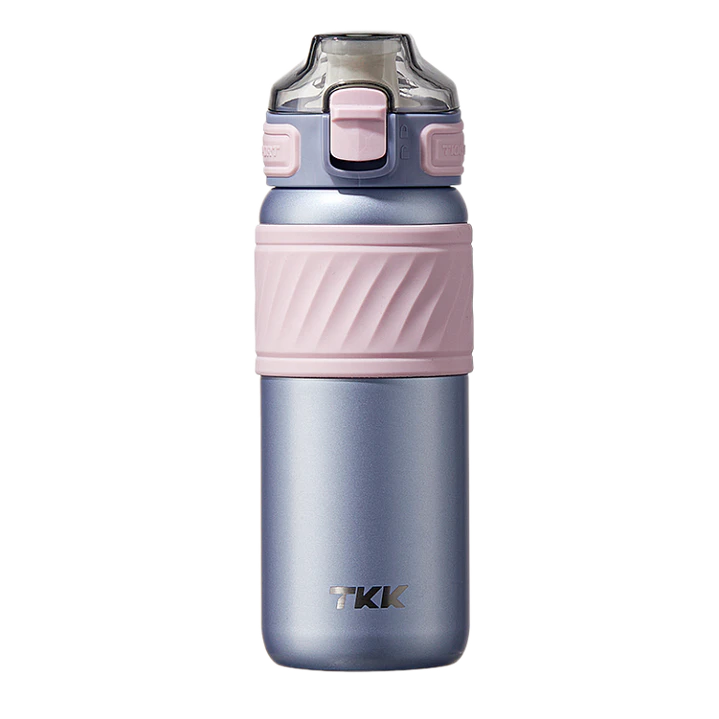 Garrafa de Água Térmica de 500 ml com Canudo TKK-2033 2