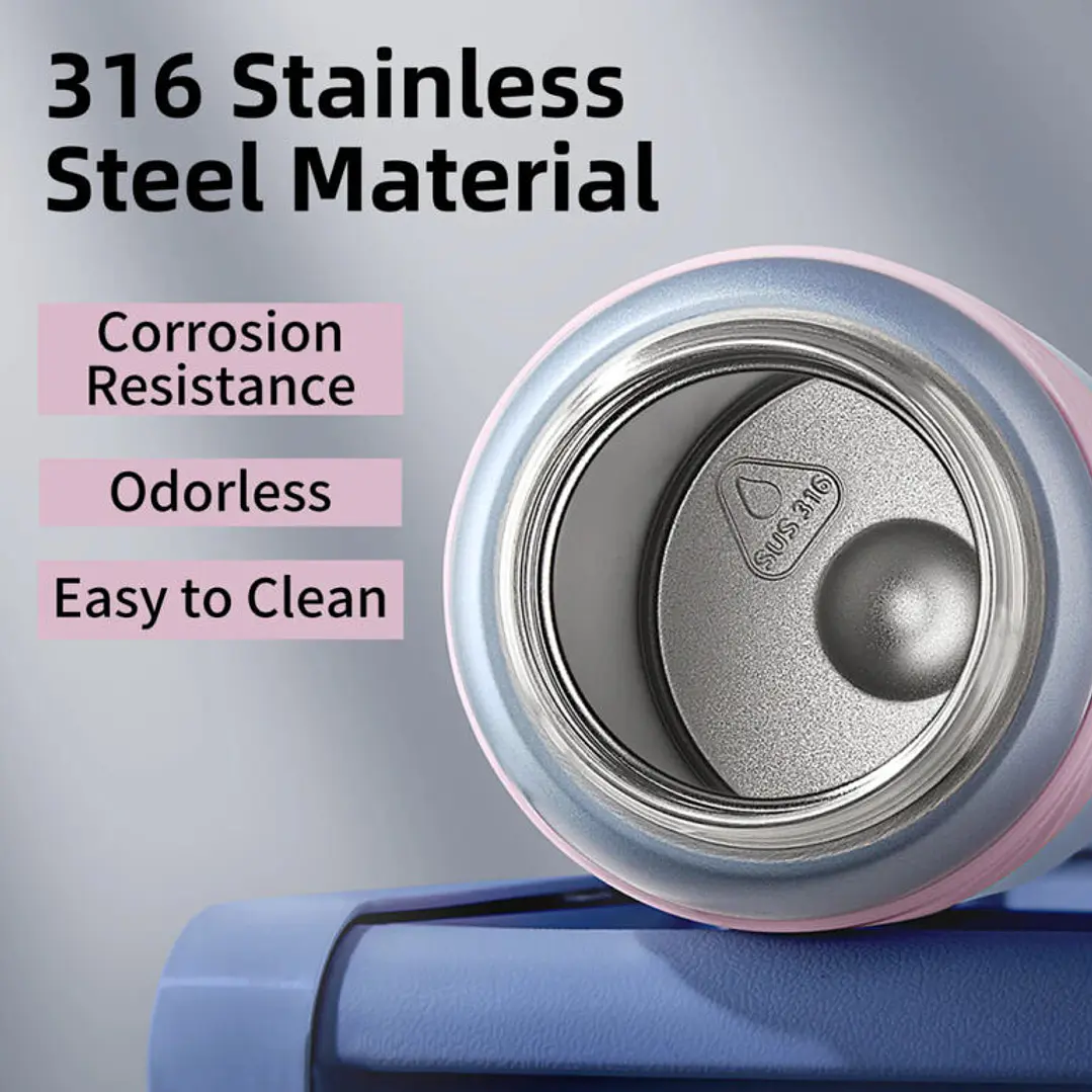 Garrafa de Água Térmica de 500 ml com Canudo TKK-2033 5