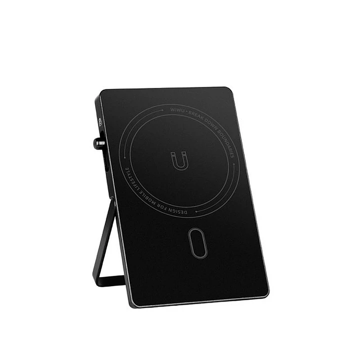 WiWU Warriors Carbon Magsafe Metal Stand Card Holder MW-007 4
