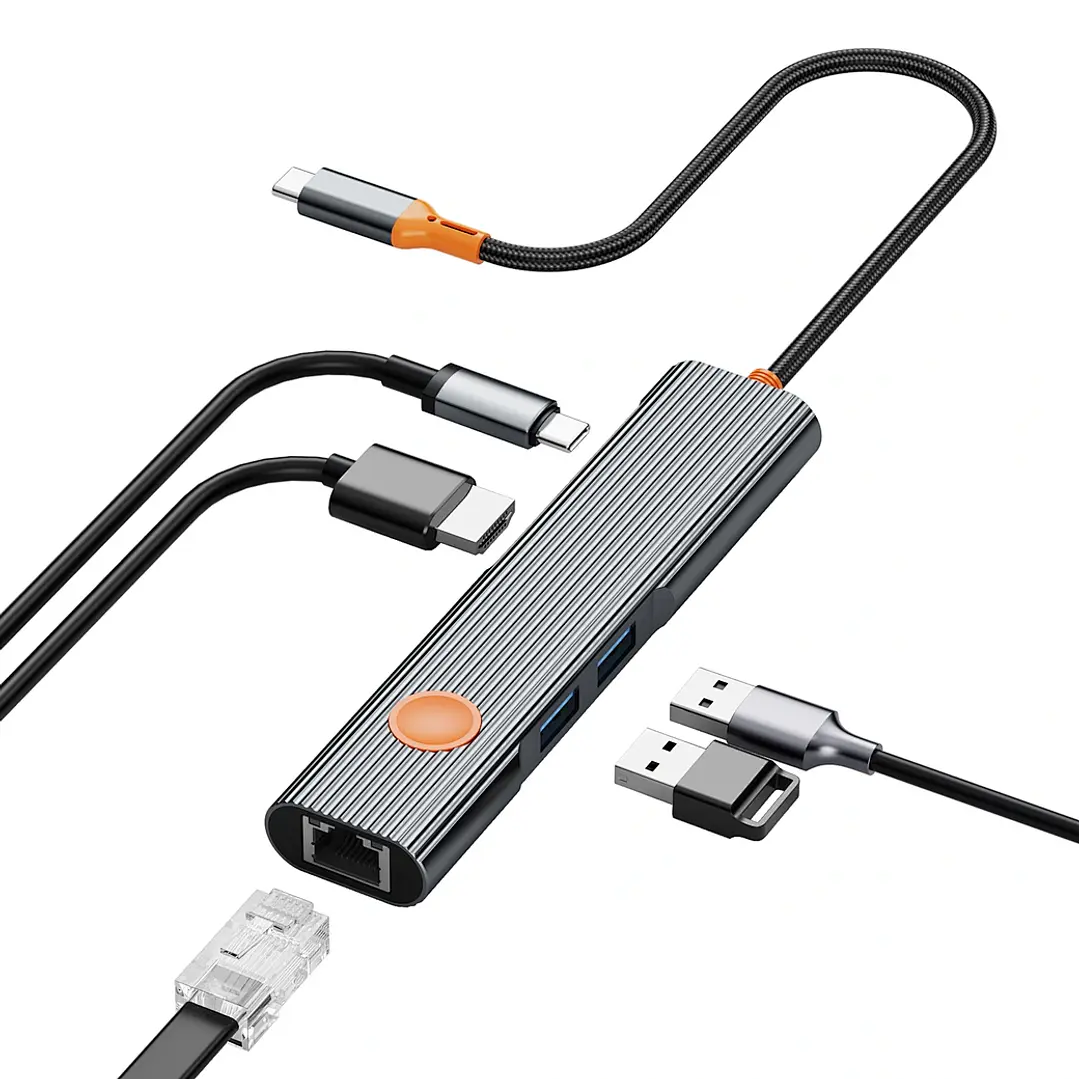 WiWU USB-C Travel 5 em 1 Wi-HB005 2
