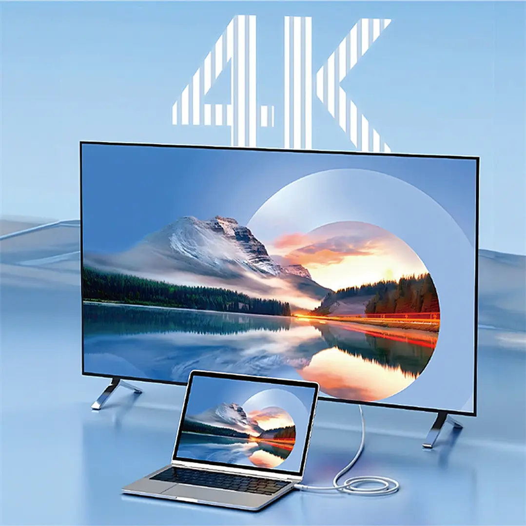 WiWU Wi-PS001 Type-C To HDMI PD Charging Projection Cable (1.8M) 5