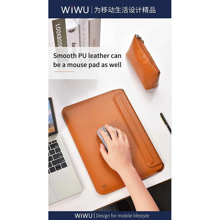 WIWU Skinpro Portable Stand Sleeve (12″,13.3″,14″,15.4″,16″) 9