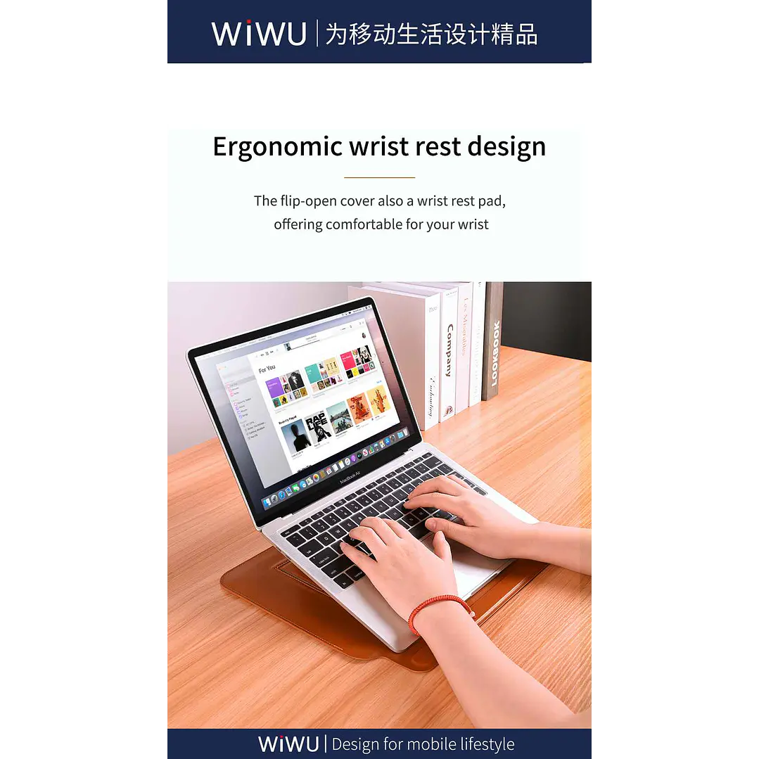 WIWU Skinpro Portable Stand Sleeve (12″,13.3″,14″,15.4″,16″) 14