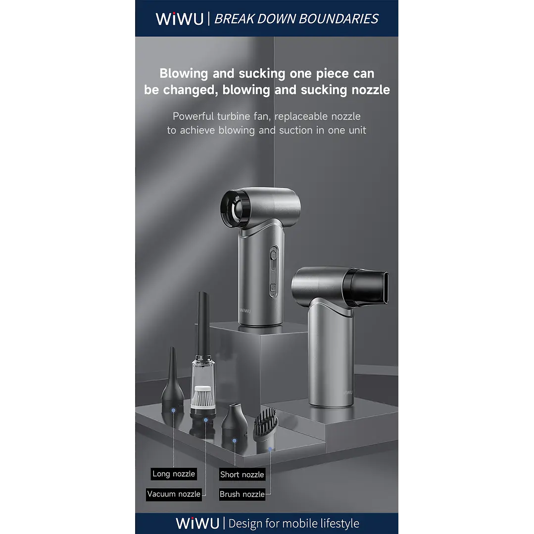 WIWU Hurricane Ultra High Speed Fan Wi-FS015 Powerful 4000mAh Metallic 11