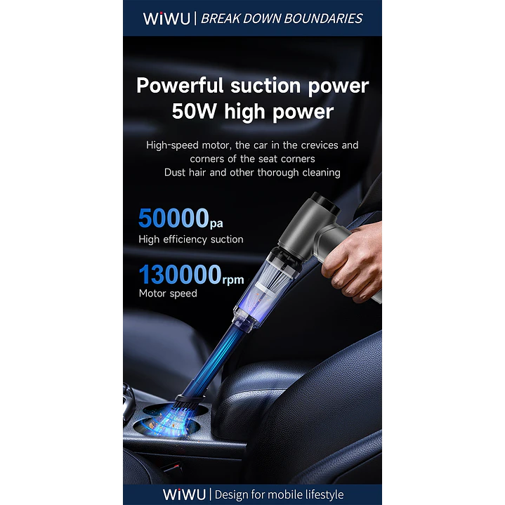 WIWU Hurricane Ultra High Speed Fan Wi-FS015 Powerful 4000mAh Metallic 16