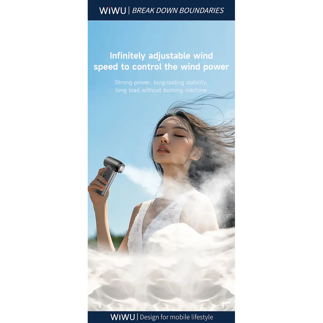 WIWU Hurricane Ultra High Speed Fan Wi-FS015 Powerful 4000mAh Metallic 18