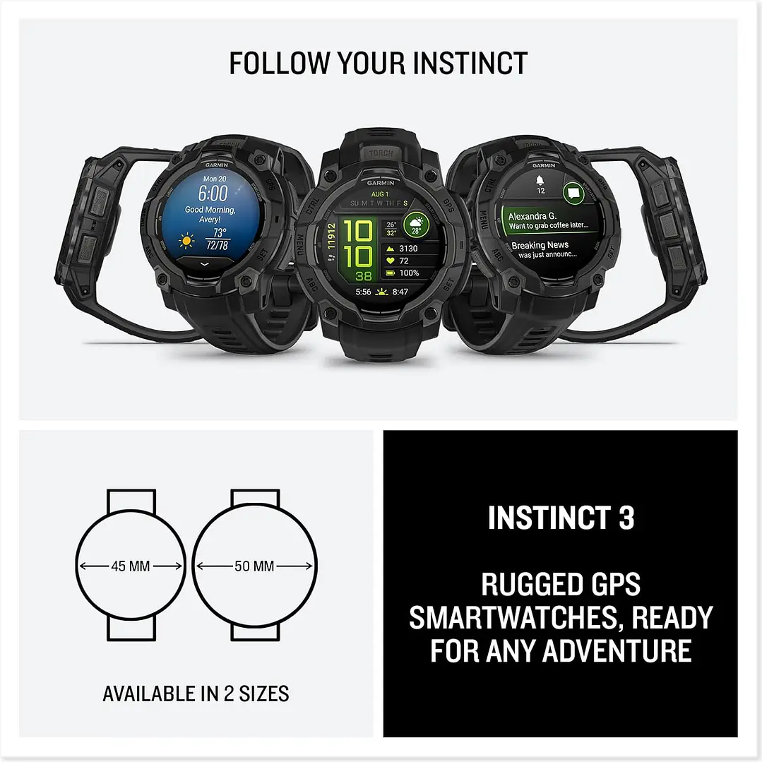 Garmin Instinct 3 AMOLED 50mm 5