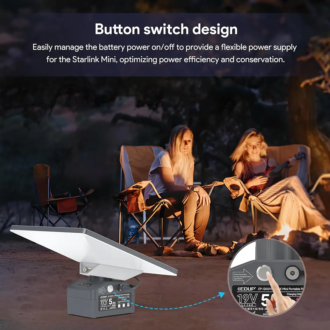 EDUP SK0115 - Power Bank Portátil 95W SPX para Starlink Mini 6