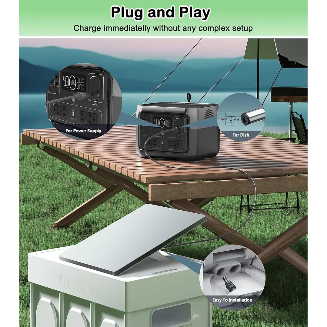 Cabo Starlink Mini de 3 metros DC Power Cable 7