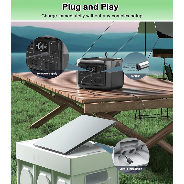 Cabo Starlink Mini de 3 metros DC Power Cable 7