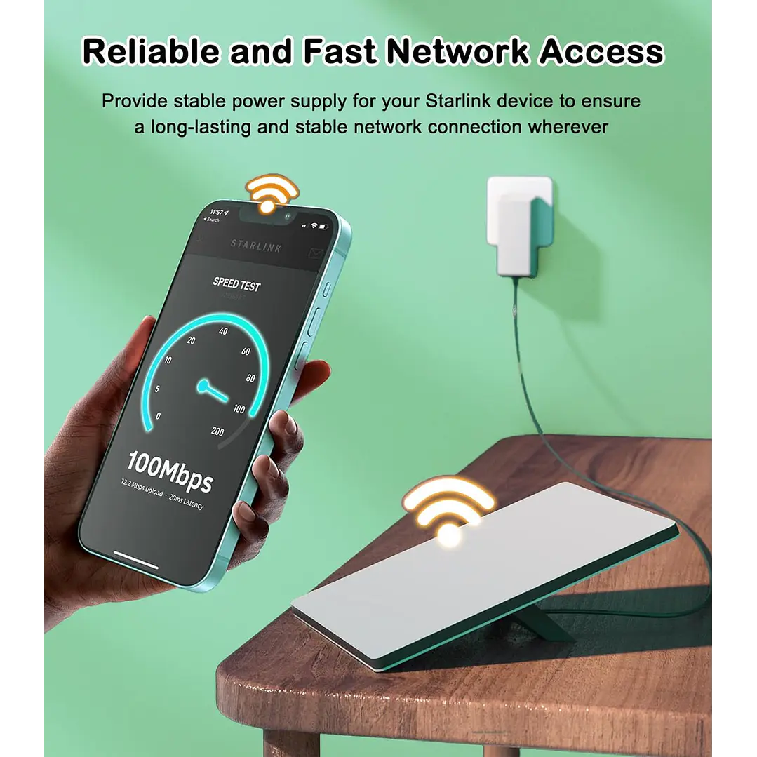 Cabo Starlink Mini de 5 metros DC 5