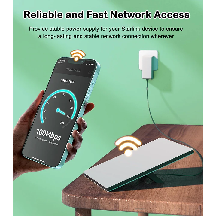 Cabo Starlink Mini de 5 metros DC 5