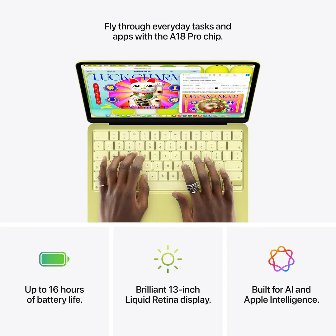 MacBook Neo 13-inch | Apple A18 Pro chip | 512GB - 8GB | Touch ID 5