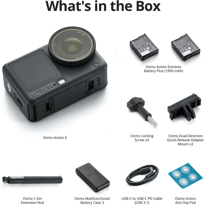 Dji Osmo Action 6 Adventure Combo  8