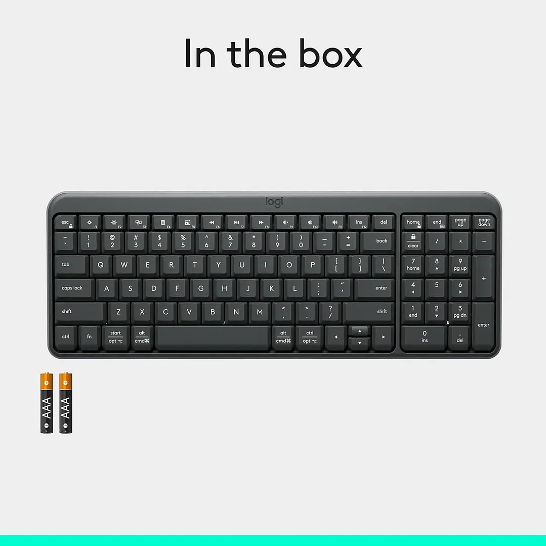Logitech Teclado Wireless K250 3