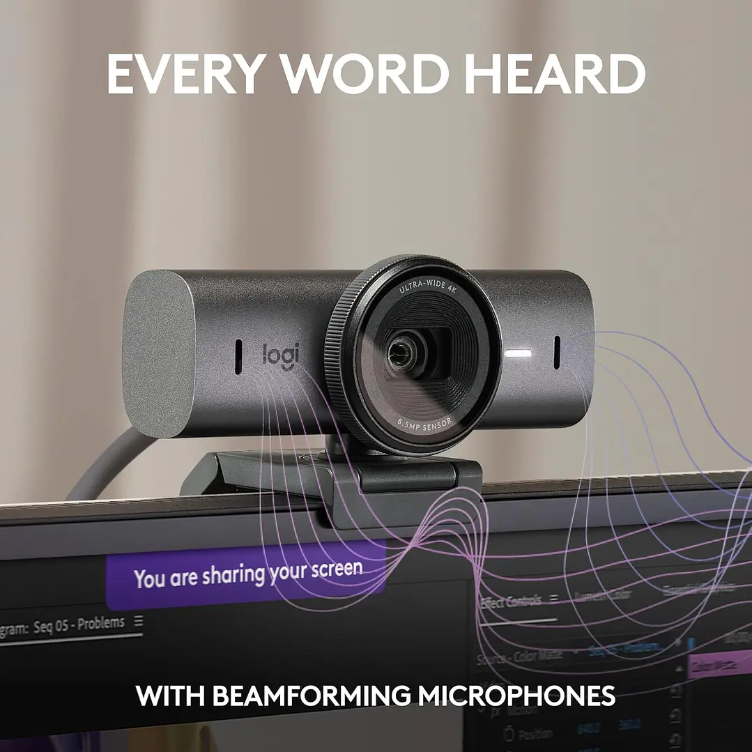 Logitech Webcam MX Brio Ultra HD 4K 8