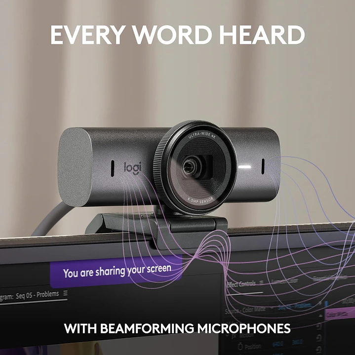Logitech Webcam MX Brio Ultra HD 4K 8