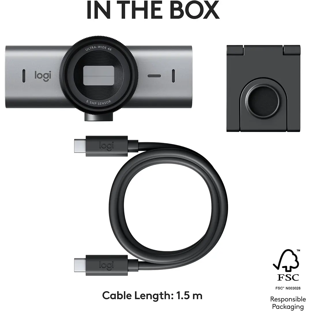 Logitech Webcam MX Brio Ultra HD 4K 11