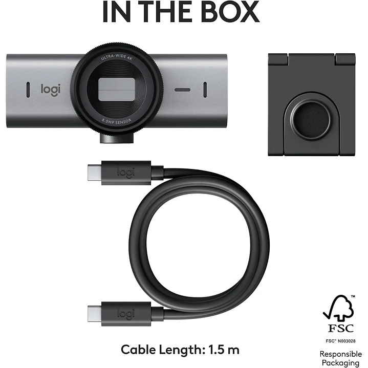 Logitech Webcam MX Brio Ultra HD 4K 11