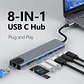 USB-C to HDTV 8 in 1 Hub - thumbnail 2