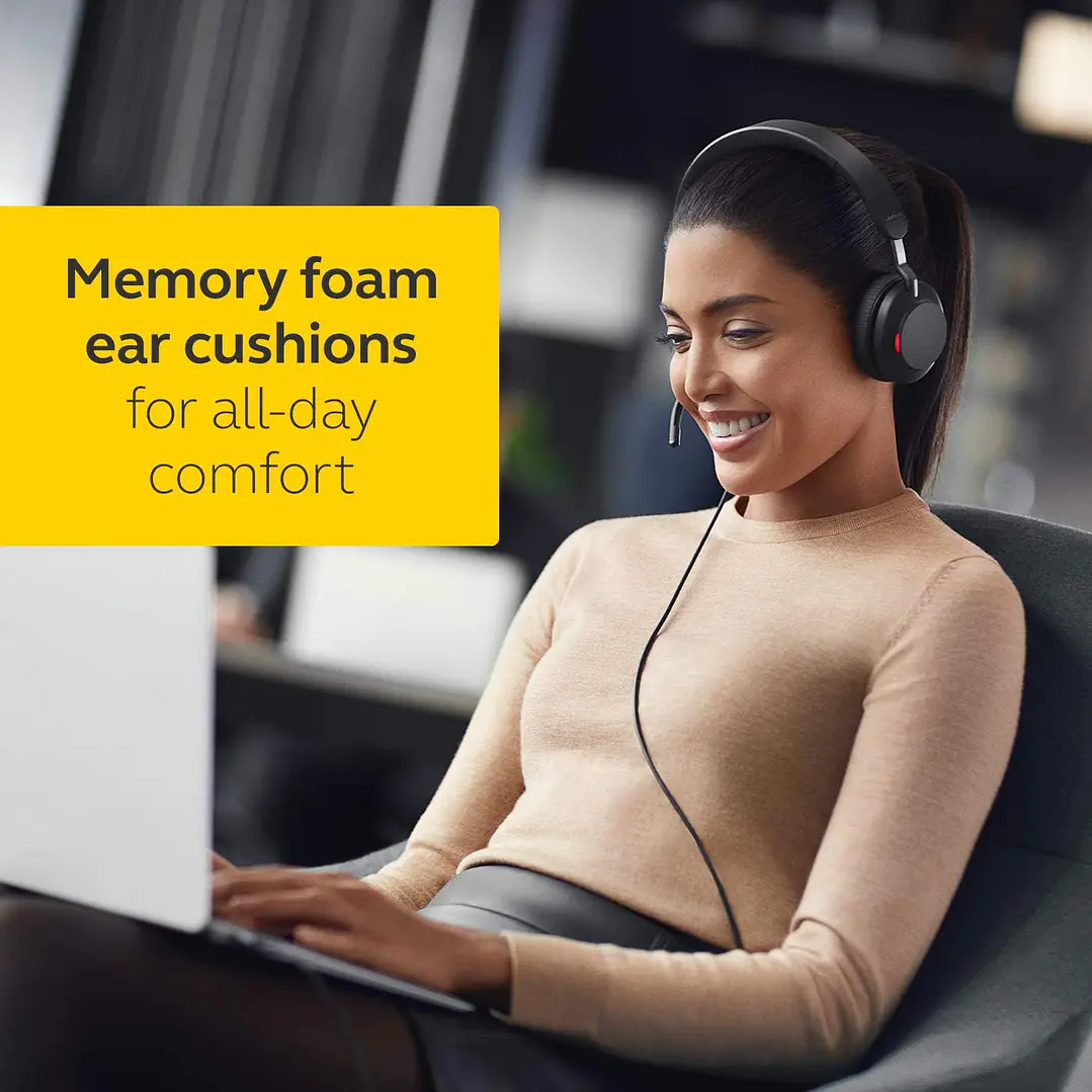 Jabra Evolve2 40 SE Wired USB-A Headset  3