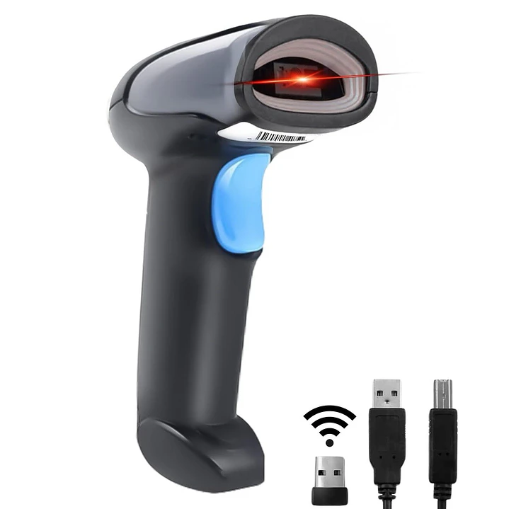 Leitor de Código de Barras 2D Sem Fio (Wireless + USB) 1