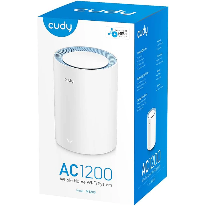 Cudy M1200(1-pack) AC1200 Dual-Band Whole Home Mesh Wi-Fi 5 System 8