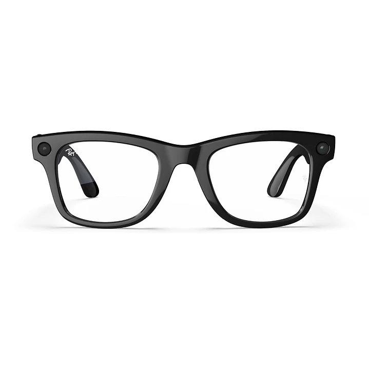Oculos Ray-Ban Meta Wayfarer Gen 1 Shiny Black Clear S53 2