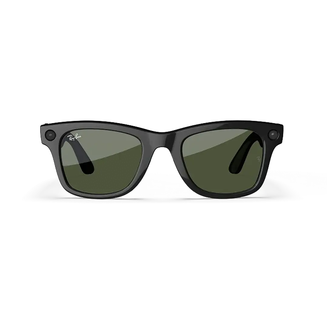 Oculos Ray-Ban Meta Wayfarer Gen 1 Matte black, Graphite Green Transitions S53 2