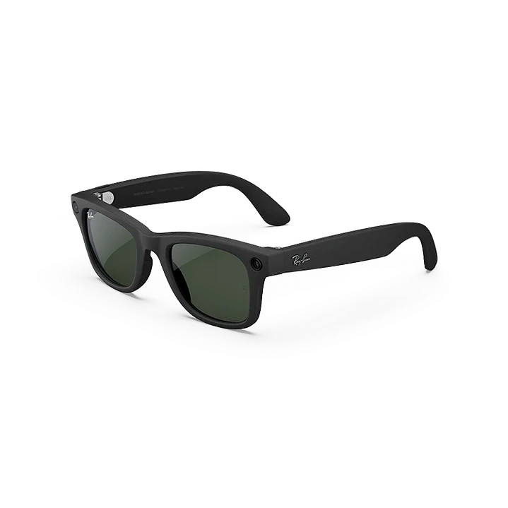 Oculos Ray-Ban Meta Wayfarer Gen 1 Matte black, Graphite Green Transitions S53 1