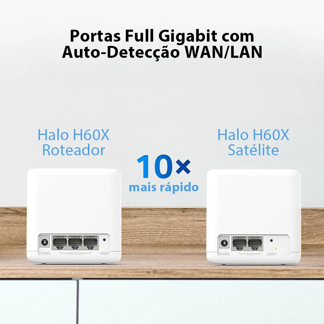 Mercusys Halo H60X(2-pack) AX1500 Whole Home Mesh Wi-Fi 6 System 8