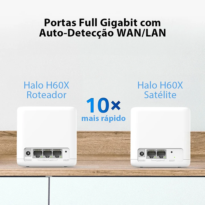 Mercusys Halo H60X(2-pack) AX1500 Whole Home Mesh Wi-Fi 6 System 8