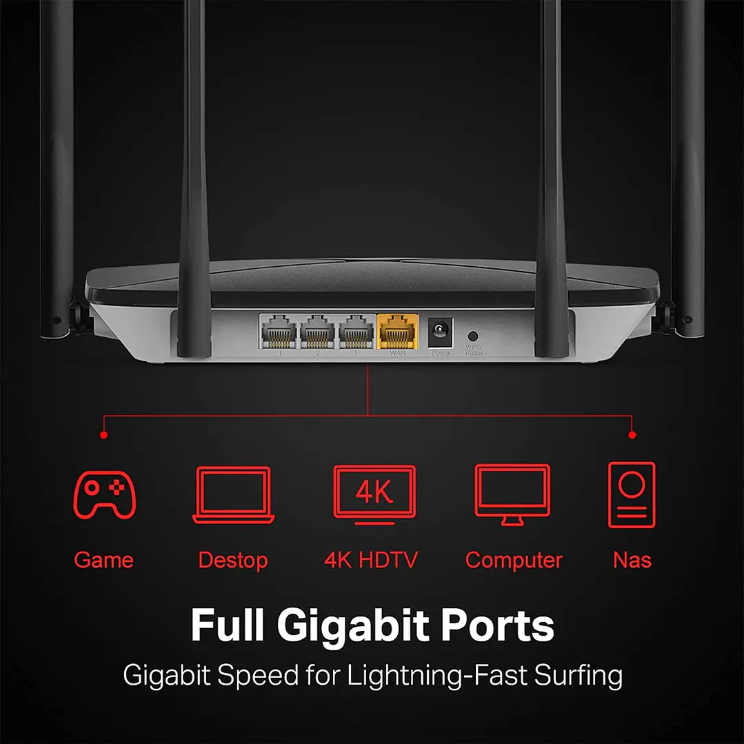 Mercusys AC12G AC1300 Wireless Dual Band Gigabit Router 3