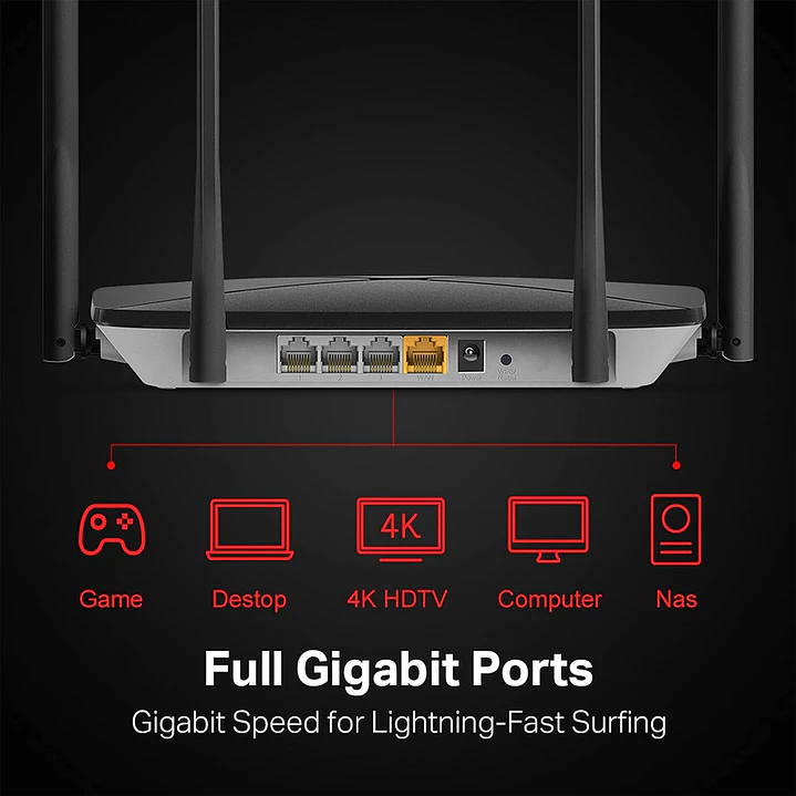 Mercusys AC12G AC1300 Wireless Dual Band Gigabit Router 3