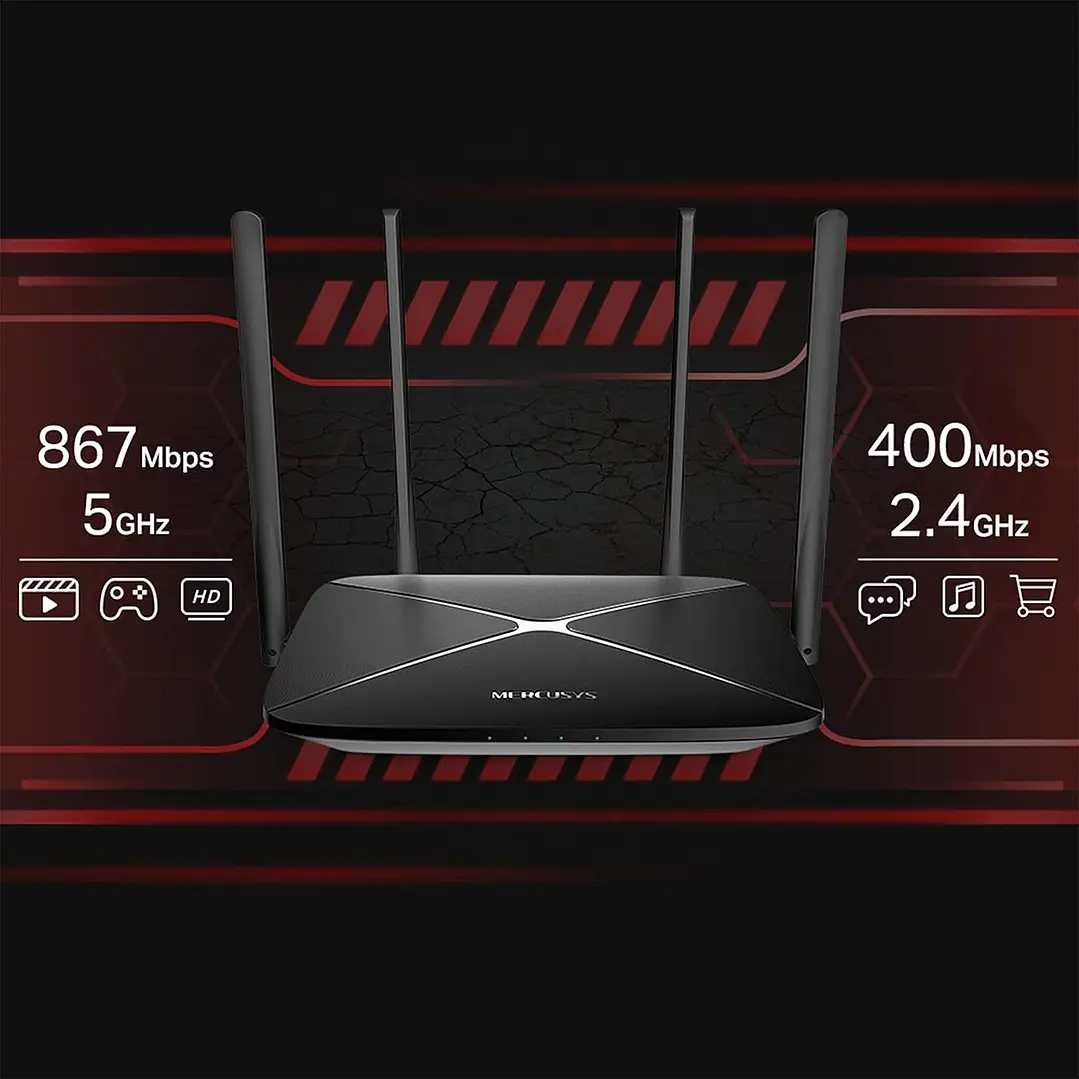 Mercusys AC12G AC1300 Wireless Dual Band Gigabit Router 4