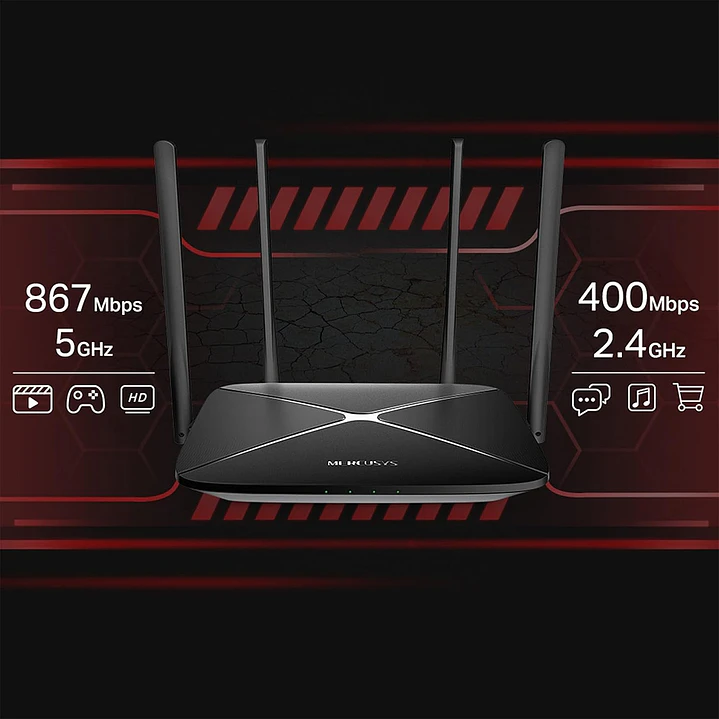 Mercusys AC12G AC1300 Wireless Dual Band Gigabit Router 4