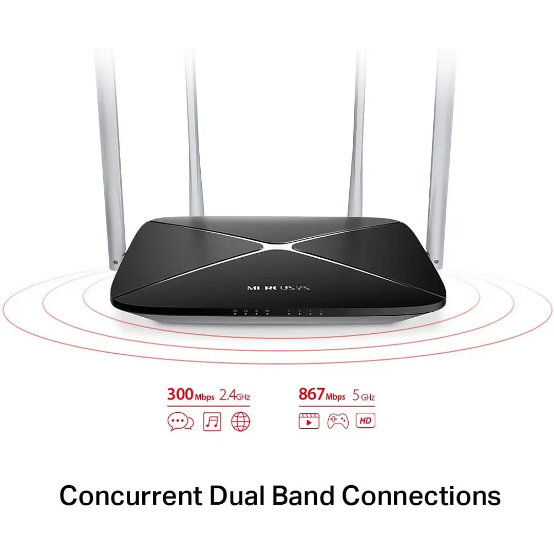 Mercusys AC12 AC1200 Wireless Dual Band Router 4