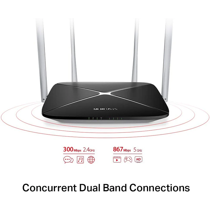 Mercusys AC12 AC1200 Wireless Dual Band Router 4