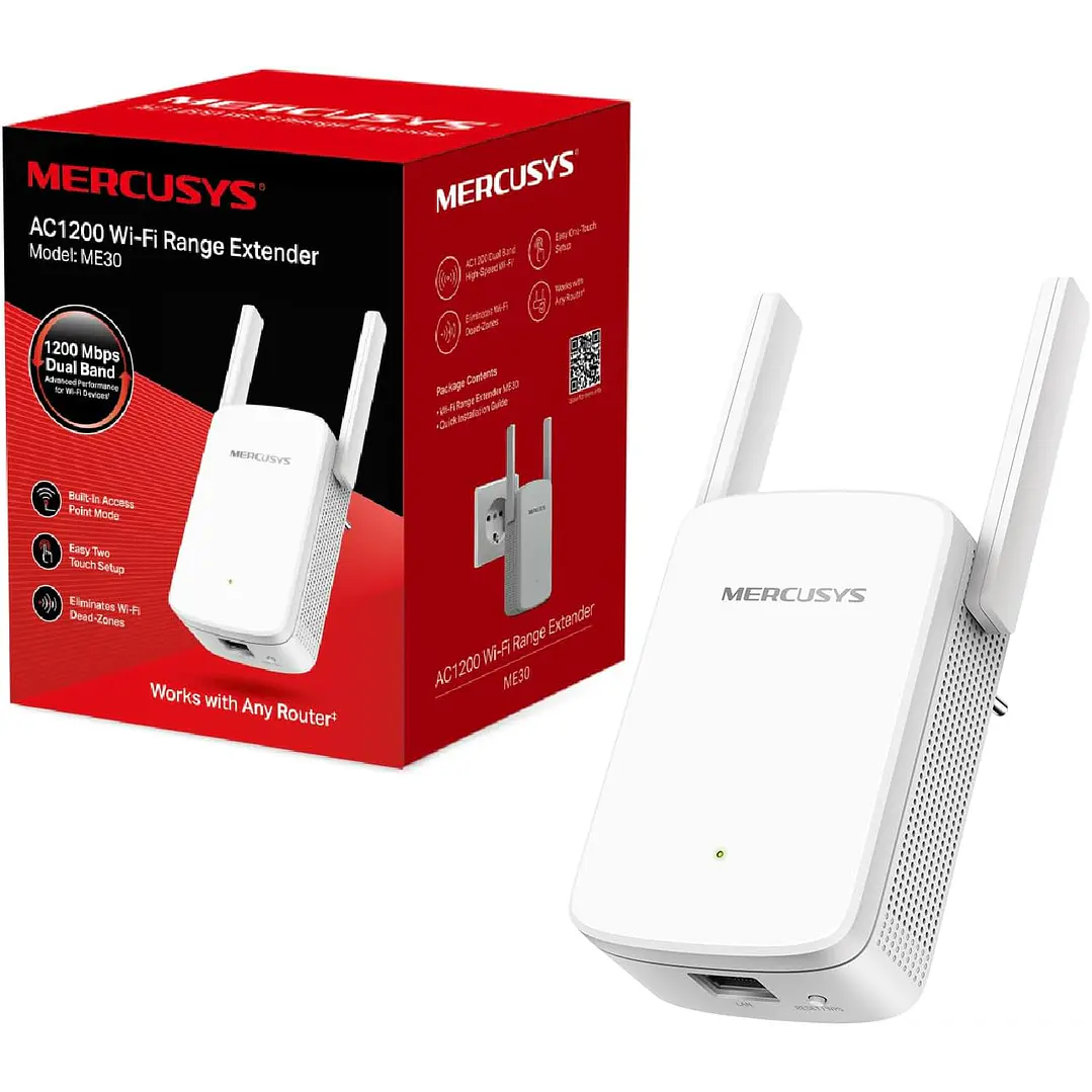 Mercusys ME30 AC1200 Wi-Fi Range Extender 8