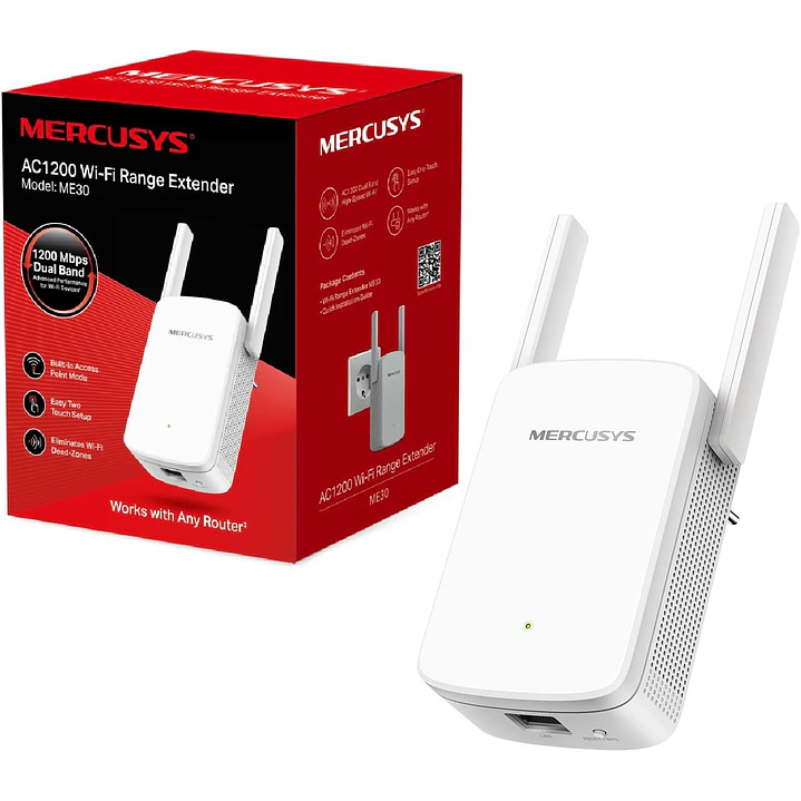 Mercusys ME30 AC1200 Wi-Fi Range Extender 8
