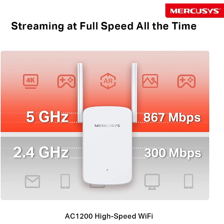 Mercusys ME30 AC1200 Wi-Fi Range Extender 4