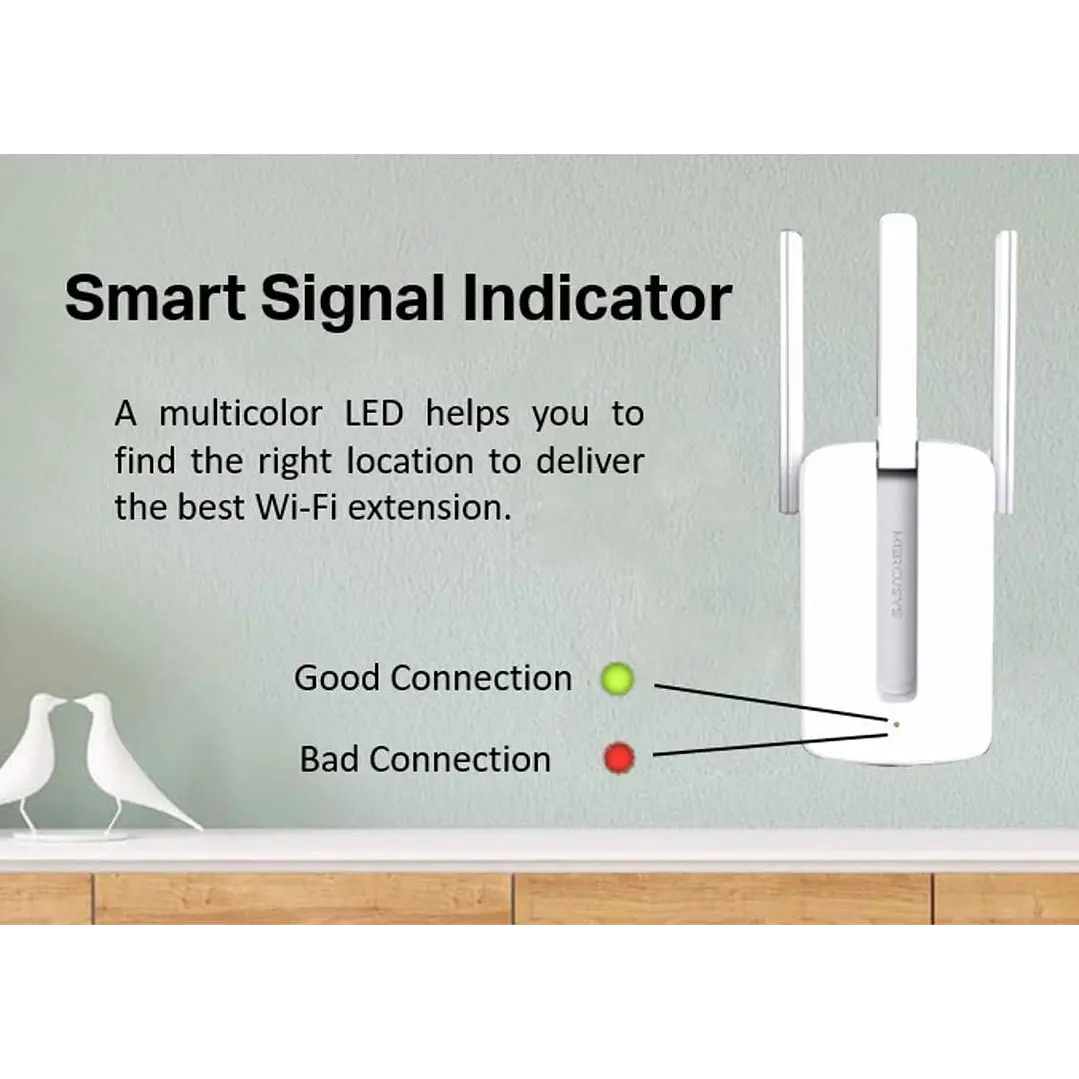 Mercusys MW300RE 300Mbps Wi-Fi Range Extender 5