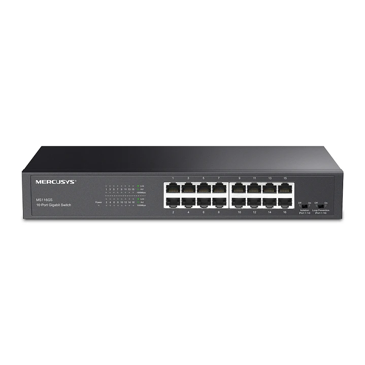 Mercusys MS116GS 16-Port Gigabit Desktop/Rackmount Switch 1