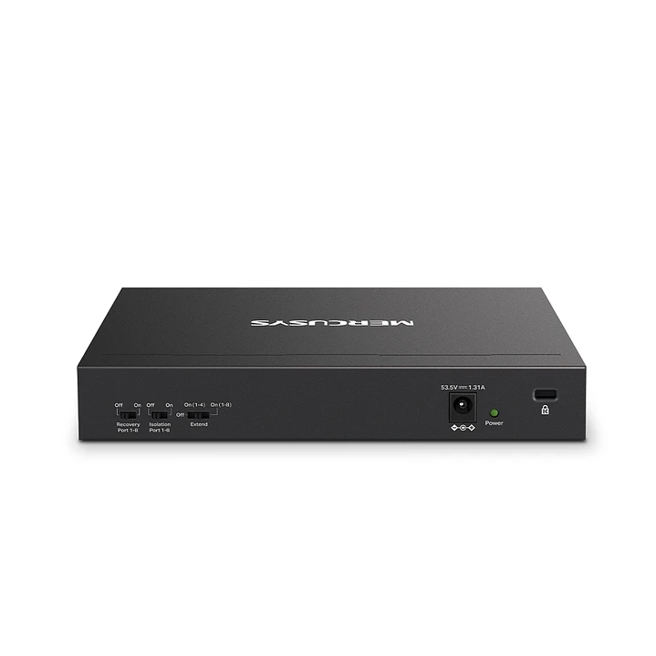 Mercusys MS110P 10-Port 10/100Mbps Desktop Switch with 8-Port PoE+ 3