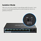 Mercusys MS110P 10-Port 10/100Mbps Desktop Switch with 8-Port PoE+ - Thumbnail 7