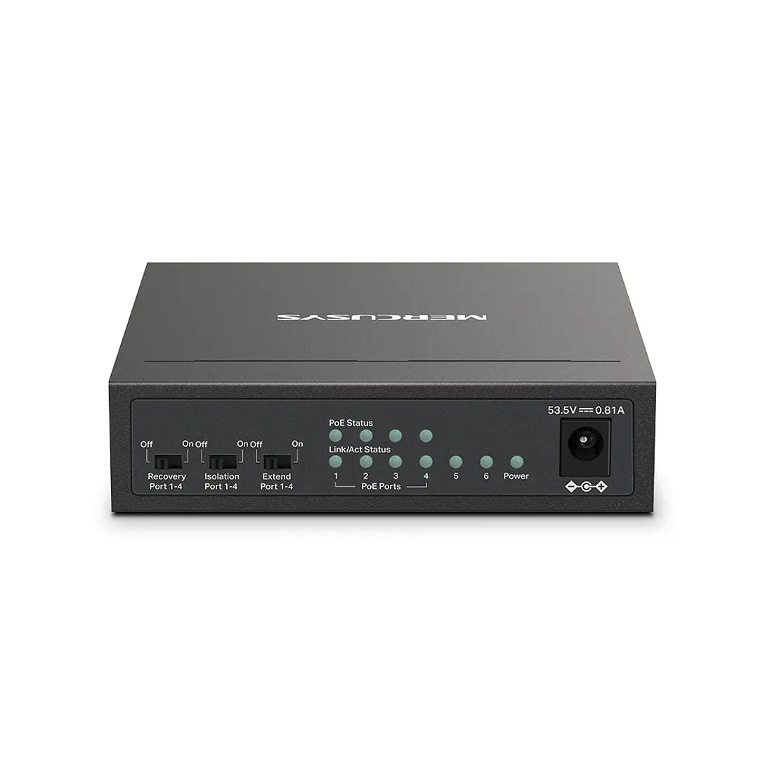 Mercusys MS106LP 6-Port 10/100Mbps Desktop Switch with 4-Port PoE 11